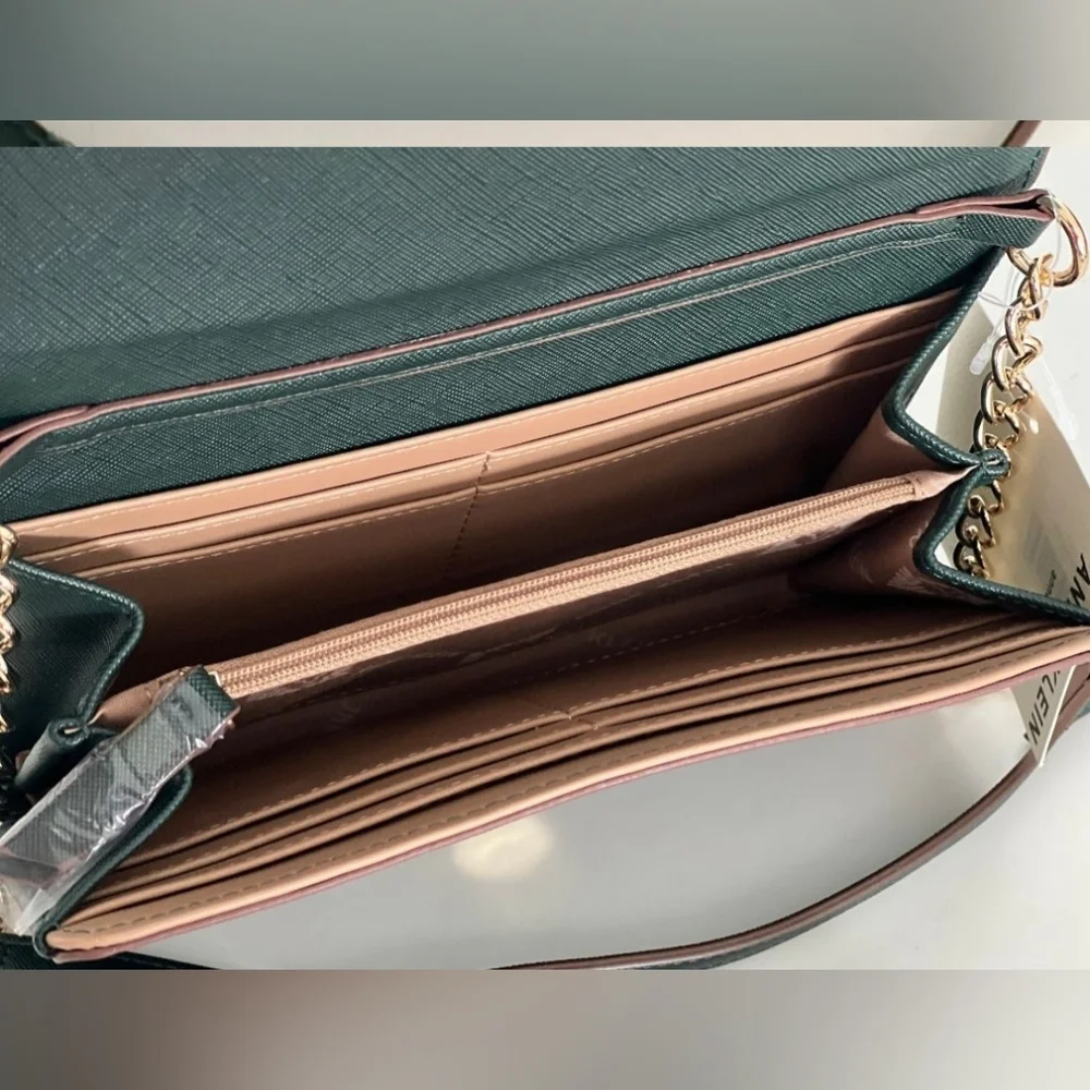 Anne Klein Logo Wallet On a Chain Crossbody NWT